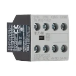 Moeller Auxiliary contact module, 4 pole, Ith= 16 A, 2 N/O, 2 NC, Front fixing, Screw terminals, DILM7-10 - DILM38-10