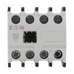 Moeller Auxiliary contact module, 4 pole, Ith= 16 A, 2 N/O, 2 NC, Front fixing, Screw terminals, DILM40 - DILM170