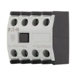 Moeller Auxiliary contact module, 4 pole, Ith= 16 A, 2 N/O, 2 NC, Front fixing, Screw terminals, DILM40 - DILM170