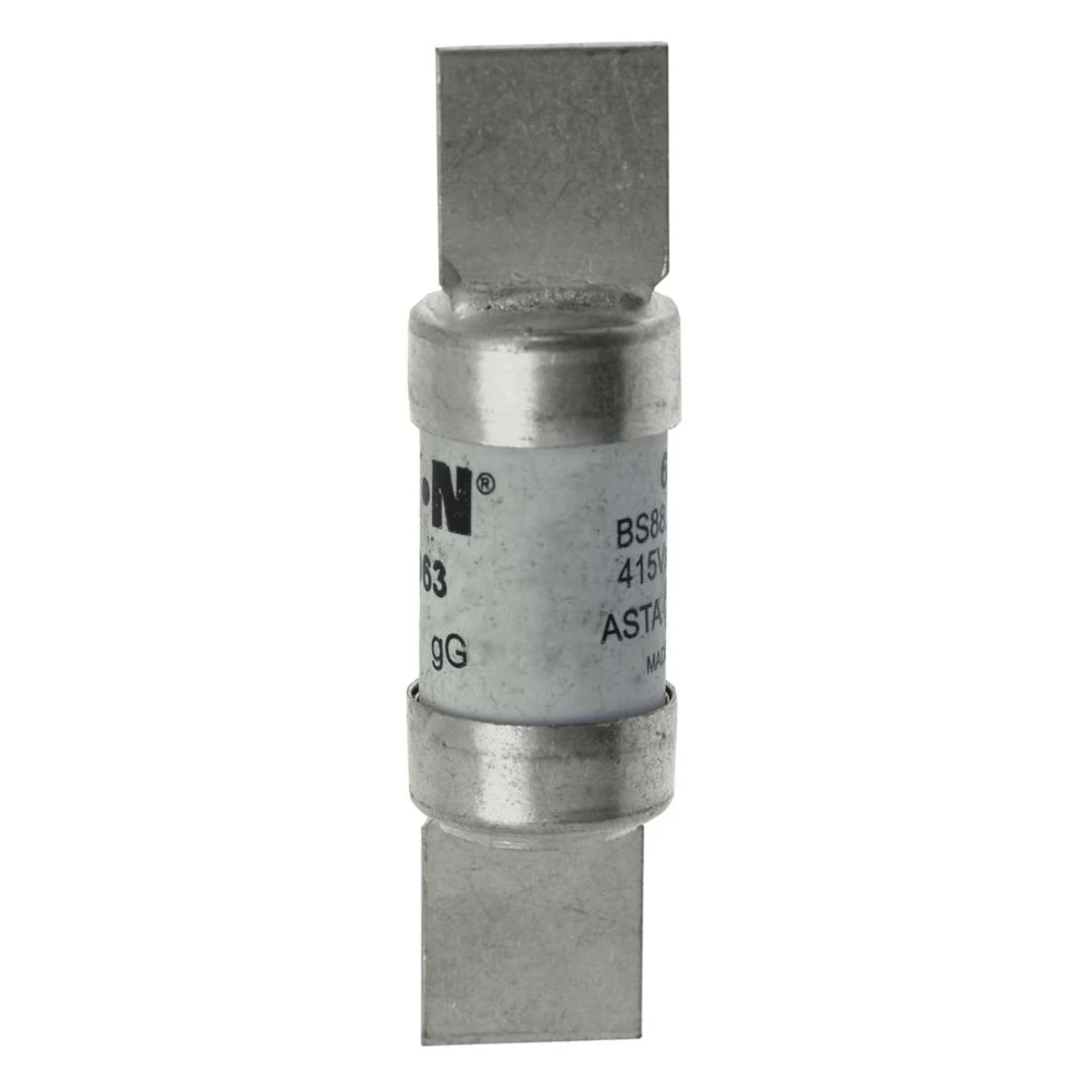 Fuse-link, LV, 63 A, AC 415 V, BS88/F2, 18 x 68 mm, gL/gG, BS