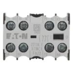 Moeller Auxiliary contact module, 4 pole, 2 N/O, 2 NC, Front fixing, Screw terminals, DILE(E)M, DILER