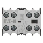 Moeller Auxiliary contact module, 4 pole, 2 N/O, 2 NC, Front fixing, Screw terminals, DILE(E)M, DILER