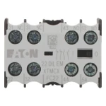 Moeller Auxiliary contact module, 4 pole, 2 N/O, 2 NC, Front fixing, Screw terminals, DILE(E)M