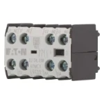 Moeller Auxiliary contact module, 4 pole, 2 N/O, 2 NC, Front fixing, Screw terminals, DILE(E)M