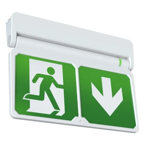 Adler Exit Sign Maintained/Non-Maintained White