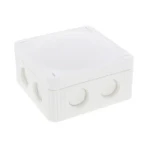 COMBI 85 x 85 x 51mm Polypropylene Junction Box IP66/IP67 8 x M20 Threaded Membrane Side Entries 5-Pole Terminal White