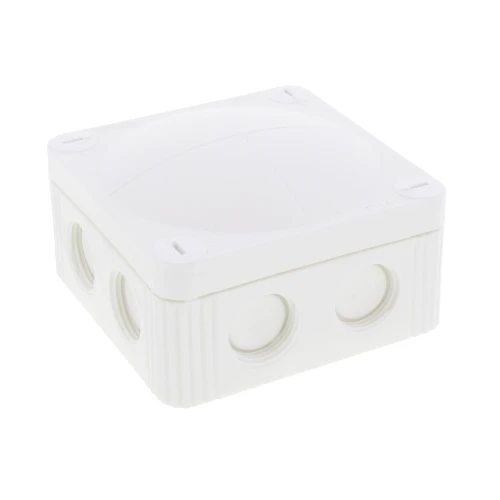 COMBI 85 x 85 x 51mm Polypropylene Junction Box IP66/IP67 8 x M20 Threaded Membrane Side Entries 5-Pole Terminal White
