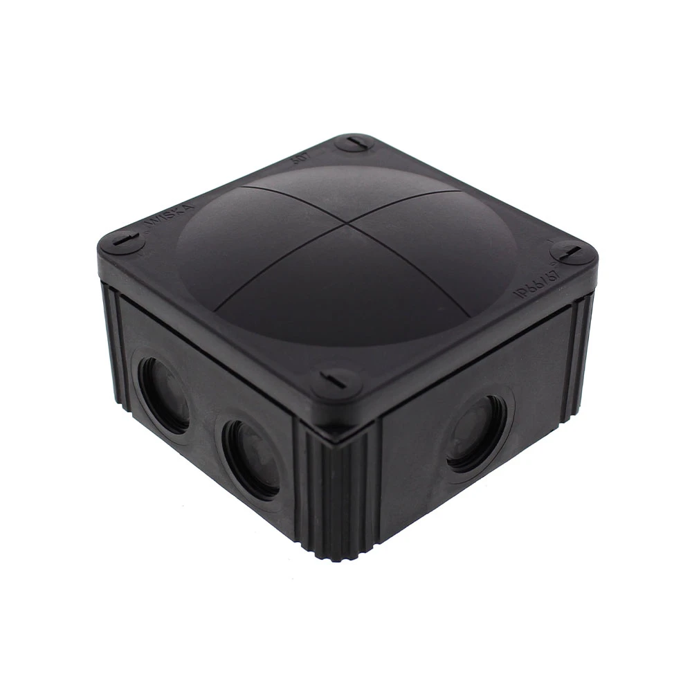 Combi 607/5/2xKRM25/20 110x110x66mm Black