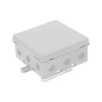 Wiska 86 x 86 x 41mm 16 Entry Polyethylene Installation Box Empty Light Grey