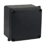 110 x 110 x 60mm Thermoplastic Enclosure Black