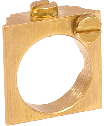 Wiska 1 x Single Entry M20 Brass Earthing Bar Suitable for COMBI 206 Junction Box
