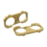2 x Double Entry M20 Brass Earthing Bars Suitable for COMBI 308 Junction Box