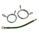 Wiska 1 x M20 Brass-nickel plated Earth Spring (single) for COMBI Junction Boxes with earth lead (Pack of 5)