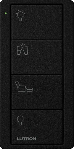 Lutron PK2-4B-TBL-P03 RF Controller Blk