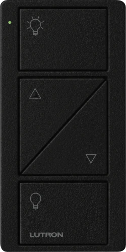 Lutron RA2 Select Wireless 2 Button Pico RF Control with Raise/Lower Black
