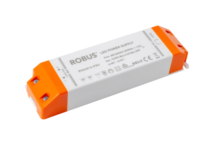 VEGAS 30W, 12V, IP20 Constant Voltage Driver, Non Dimmable