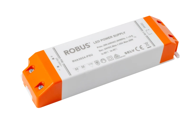 VEGAS 30W, 24V, IP20 Constant Voltage Driver, Non Dimmable