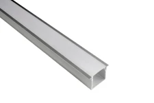 EXTRUSION Surface, 9.6mm Height, 16mm Inner Width, Aluminium, 2m Long