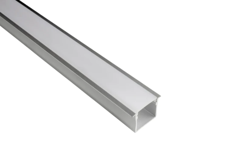 EXTRUSION Surface, 9.6mm Height, 16mm Inner Width, Aluminium, 2m Long