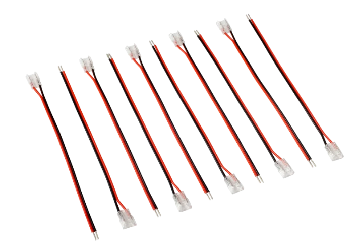 VEGAS EASY CLIP Connector For 12V/24V CCT1 IP20/ Strip-To-Driver, With 150mm Wire/ Priced Per 1pc