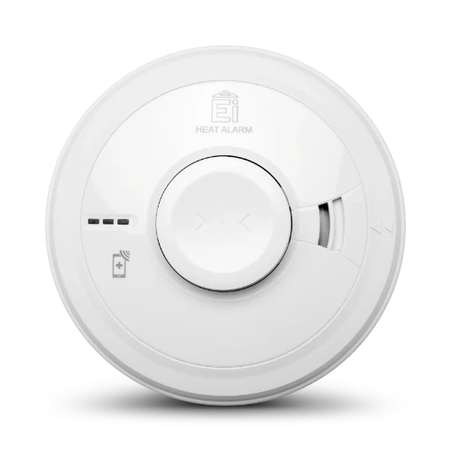 Aico EI3014 Heat Alarm. 230V with 10 Year Rechargeable Lithium Back-up