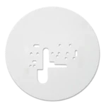 Masking plate for changing from 150 Series alarms to 3000 Series Alarms