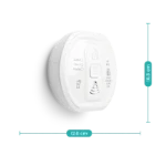 RadioLINK Carbon Monoxide (CO) Alarm. Lithium battery powered. AudioLINK