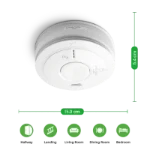 Optical Smoke Alarm. 230V with 10 Year Rechargeable Lithium Back-up. AudioLINK. SmartLINK upgradeable