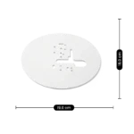 Masking plate for changing from 150 Series alarms to 3000 Series Alarms