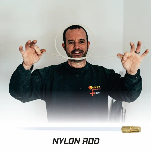 Super Rod Replacement Rods (2 x 1m Nylon 5mm)