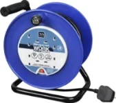 Masterplug Four Socket 13A Open Reel with 25m Cable