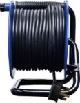 Masterplug Four Socket 13A Open Reel with 25m Cable