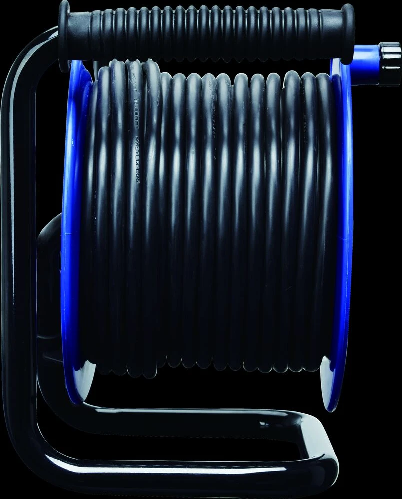 Masterplug Four Socket 13A Open Reel with 25m Cable