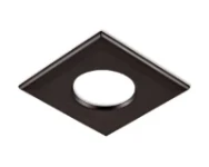 Collingwood H2 Square Twist and Lock Bezel Black White for Downlight Range