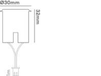 Collingwood Architectural Interior Mini Spot Downlight 4000K IP65 Low Voltage 110° Beam Angle