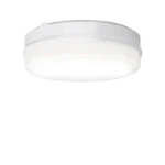 Aurora IP65 Round UtiliteDrum™ 20W 1300lm 4000K Bulkhead - Emergency (White)