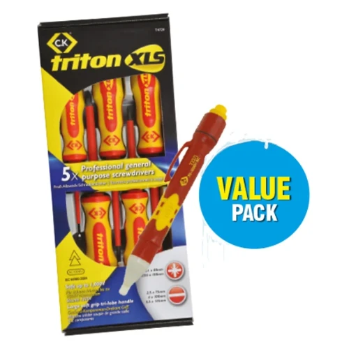 C.K Tritonxls Insul Screwdriver Set SL/PZ