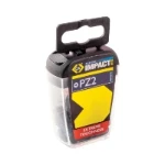 C.K Blue Steel Screwdriver Bit 25mm PZ2 Box/15