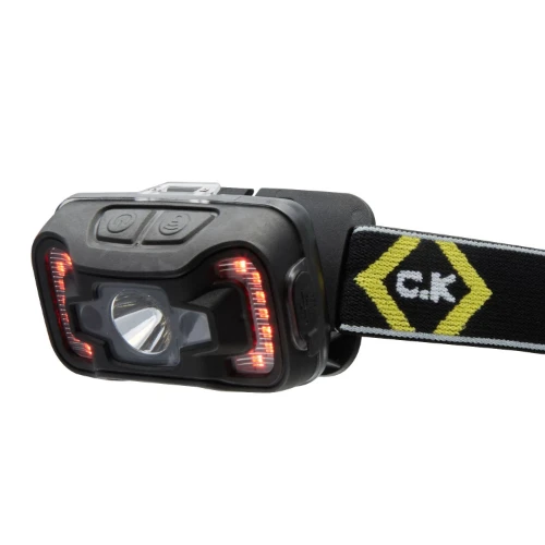 C.K USB Rechargeable LED Head Torch - 200Lm - 7 Modes