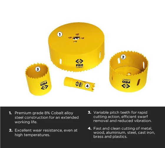 C.K HSS Cobalt Hole Saw 20mm 25/32in