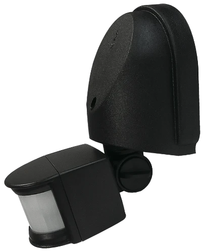 IP44 Black External 180° PIR Detector