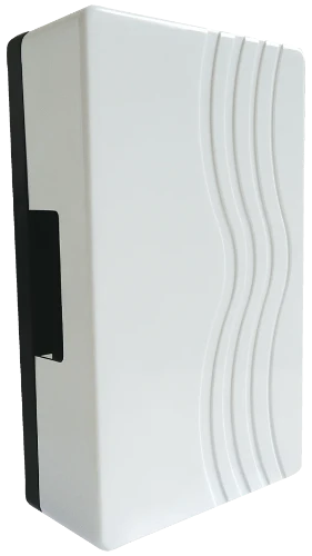 White Door Chime with Built-In Transformer