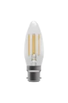 Bell LED 4W Dimmable Clear Filament Candle - BC - 2700K