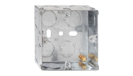 Tower 1g 35mm Flush Metal Back Box