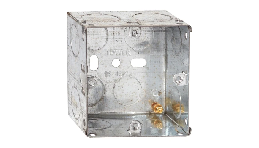 Tower 1g 47mm Flush Metal Back Box
