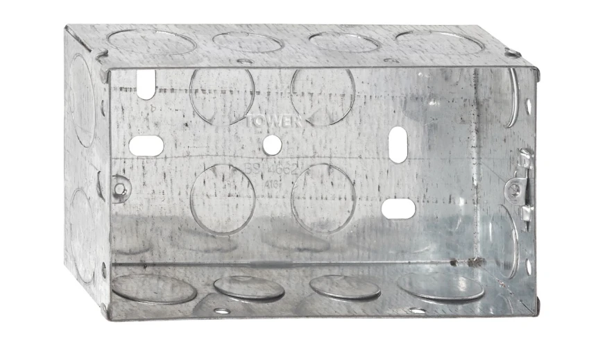 Tower 2g 47mm Flush Metal Back Box