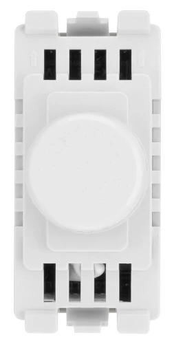 BG Grid Dual Intelligent Dimmer Switch, 2 Way, White