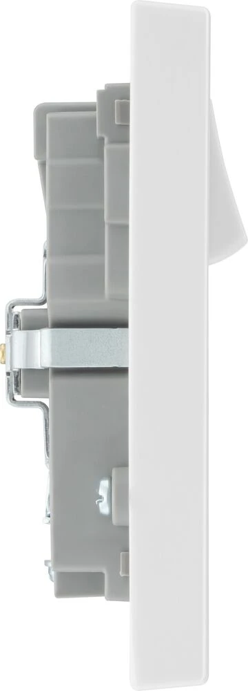 BG Nexus 800 Series, 13A Double Switched Socket with 2 x USB A + 1 USB C (15W)