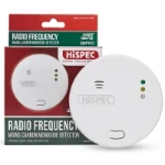 Hispec Radio Frequency Fast Fix Mains Carbon Monoxide Detector with 10yr Rechargeable Battery Backup  