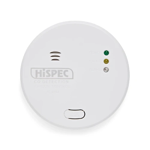 Hispec Radio Frequency Fast Fix Mains Carbon Monoxide Detector with 10yr Rechargeable Battery Backup  